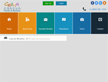 Tablet Screenshot of goingcancun.com